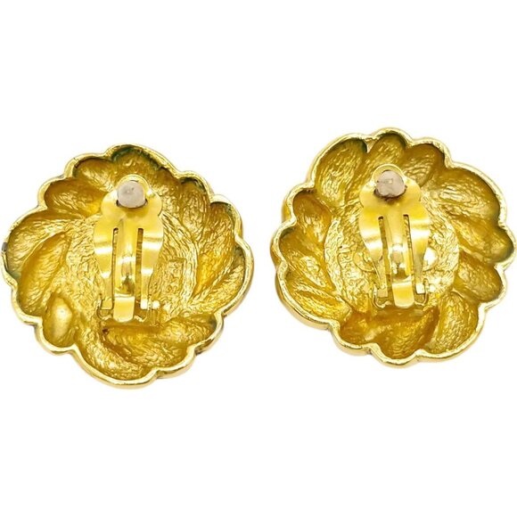 626205AO (S3) Chanel Earrings Gold Metal - Picture 2 of 8